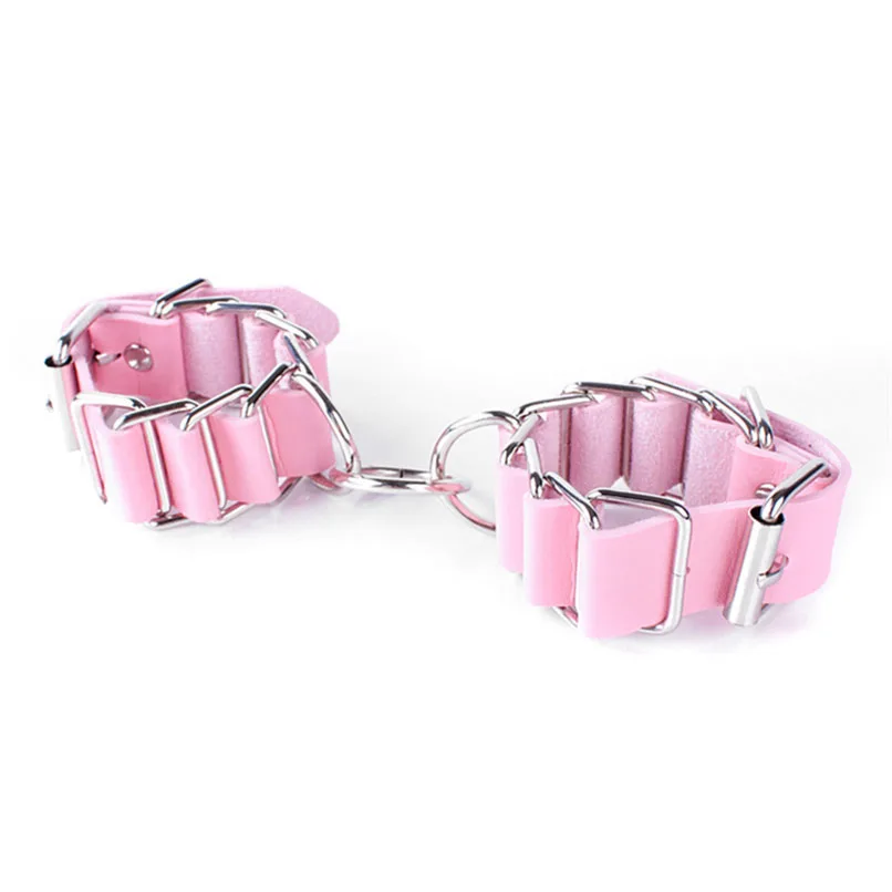 Искусственная кожа плетеные ручные манжеты взрослые игры косплей раб фетиш