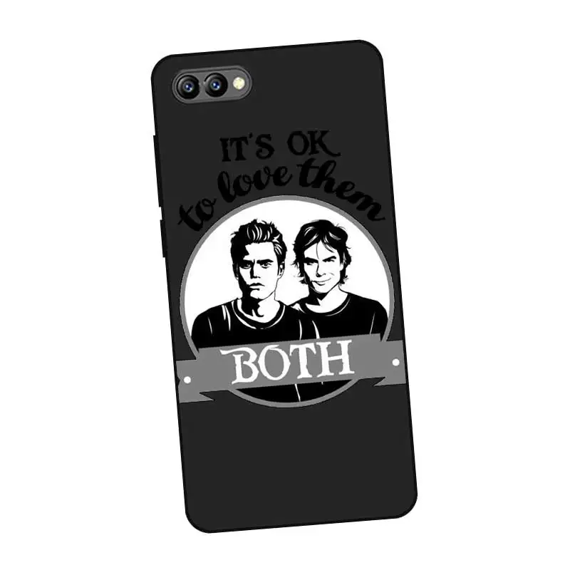 N452 Vampire Diaries Black Silicone Case Cover For Huawei Honor 8C 8X 9 10 20i V10 V20 Note10 Max Lite Magic2 |