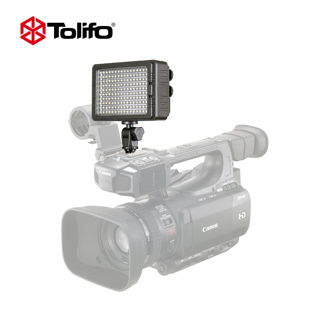 Tolifo PT 160b 160 светильник для видеокамеры двухцветная регулировка температуры