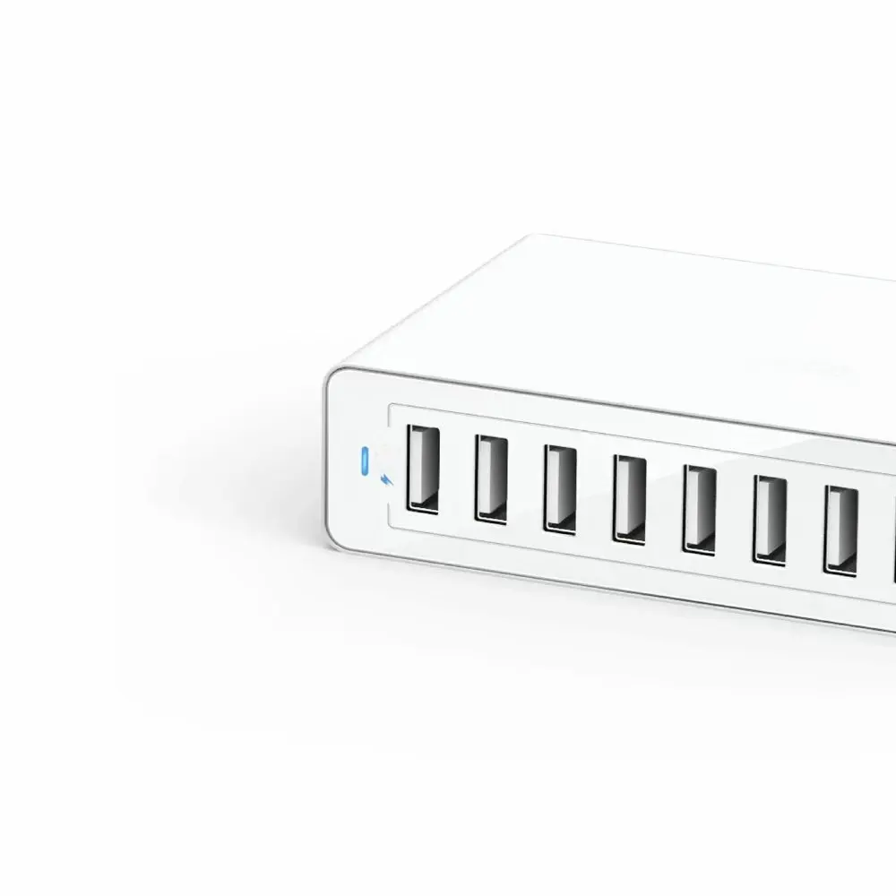 Сетевое зарядное устройство с 10 USB-портами 1 5 м 50 Вт В А | Электроника