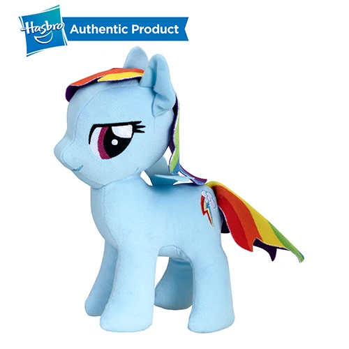 E1817-Rainbow Dash Hasbro 25,4 см My Little Pony мягкий плюшевый Ast Princess Twilight Sparkle Rainbow Dash Пинки-Пай Спайк детский подарок - Цвет: E1817-Rainbow Dash