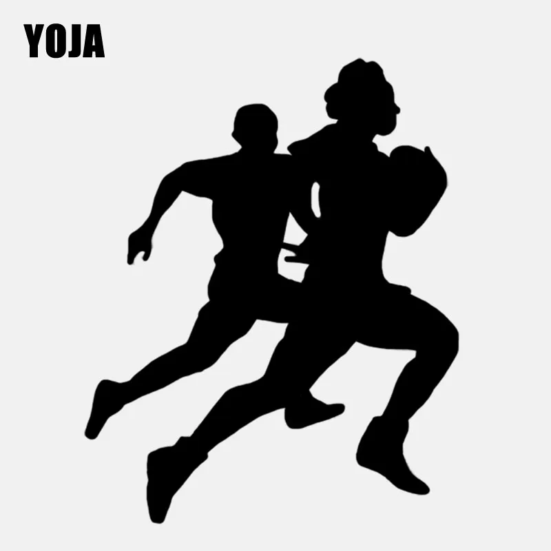 YOJA 48 см * 61 модная Настенная Наклейка футбол регби Спорт гостиная спальня ПВХ