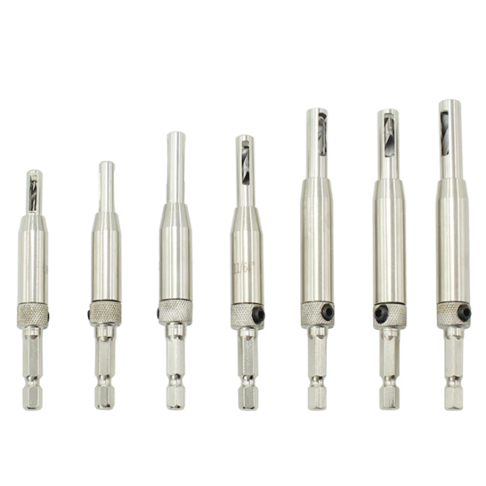 

4pcs/7pcs Doors And Windows Hinge Metal Cutter Drill Bit Hole Saw Holesaw Metal Electrical Drilling Tools Set