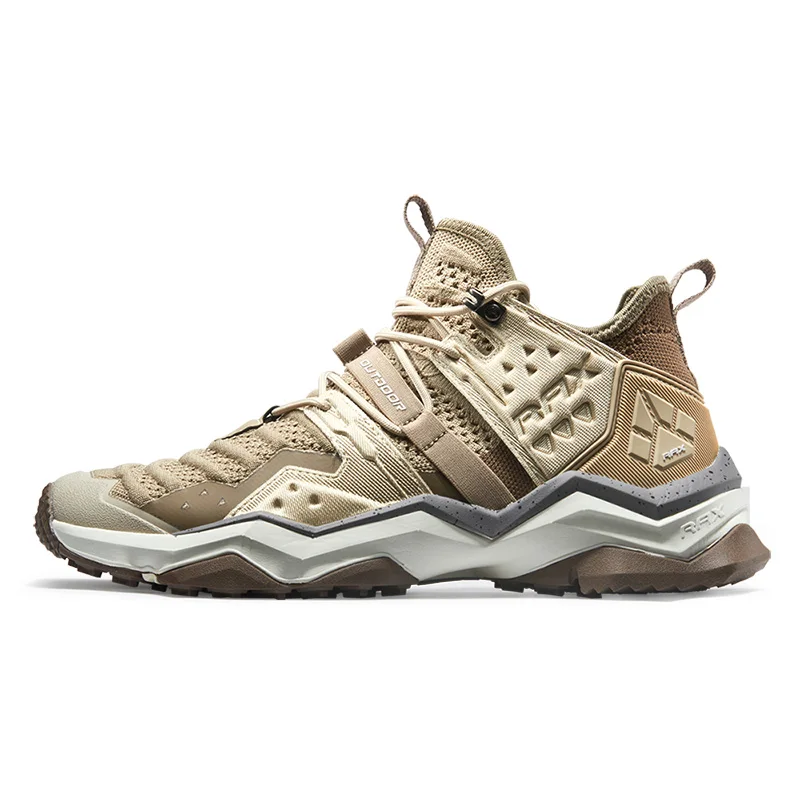 light khaki Rax/Женская обувь для пешего туризма; легкая обувь; Новинка года; сезон весна; модель; уличные спортивные кроссовки для женщин; обувь для горной ходьбы; FemaleTrekking - Цвет: light khaki