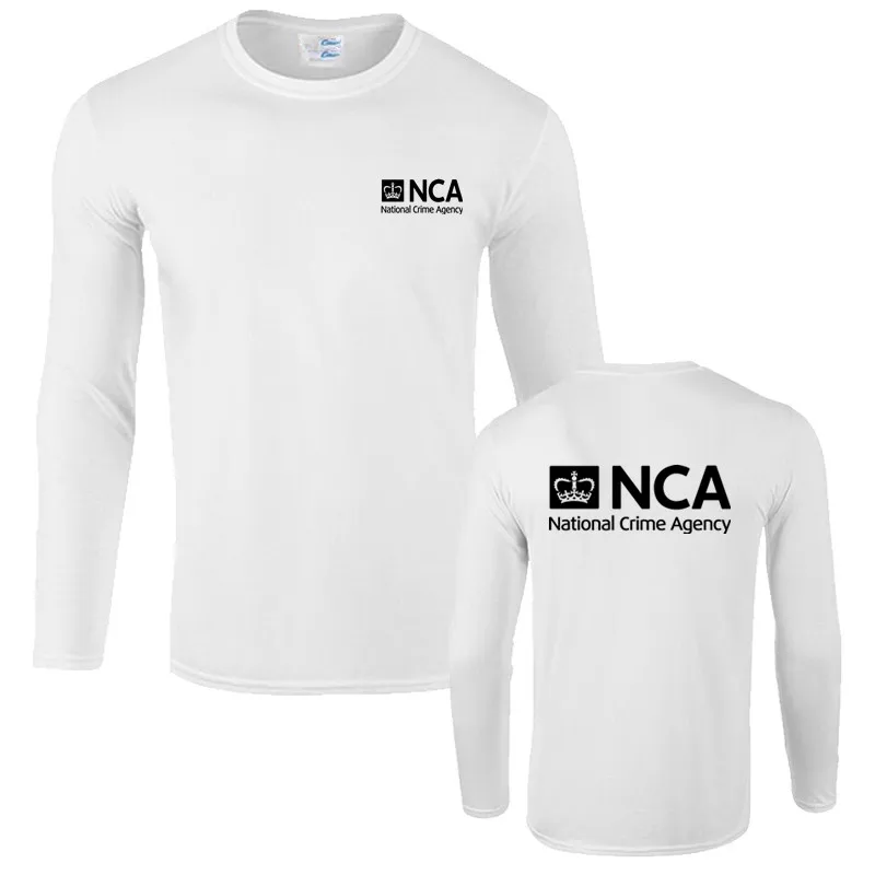 Модная новинка футболка национальной полиции ФБР полицейских копов NCA Мужская