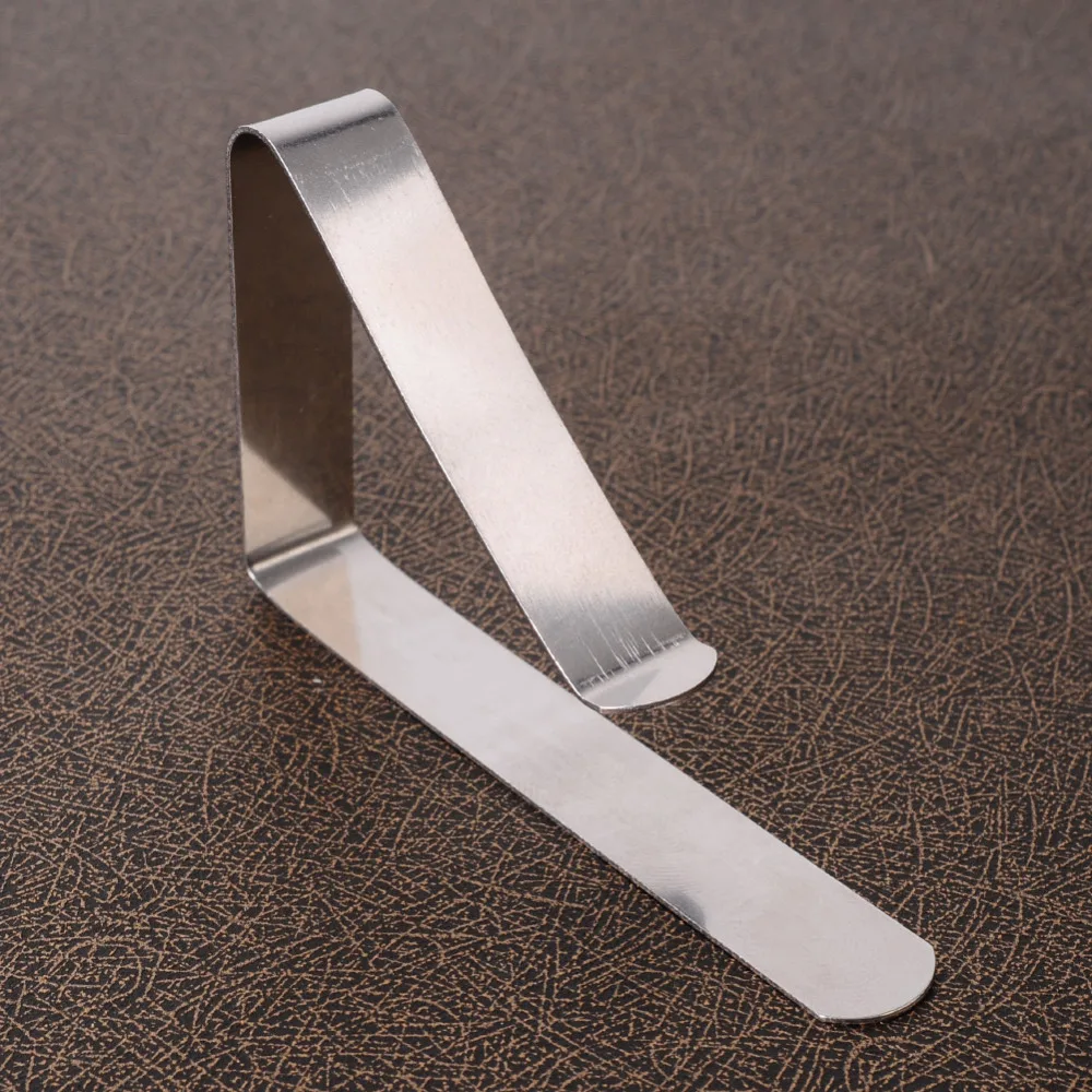 6 шт./лот скатерть из нержавеющей стали зажимы Держатель Зажимы для свадебного