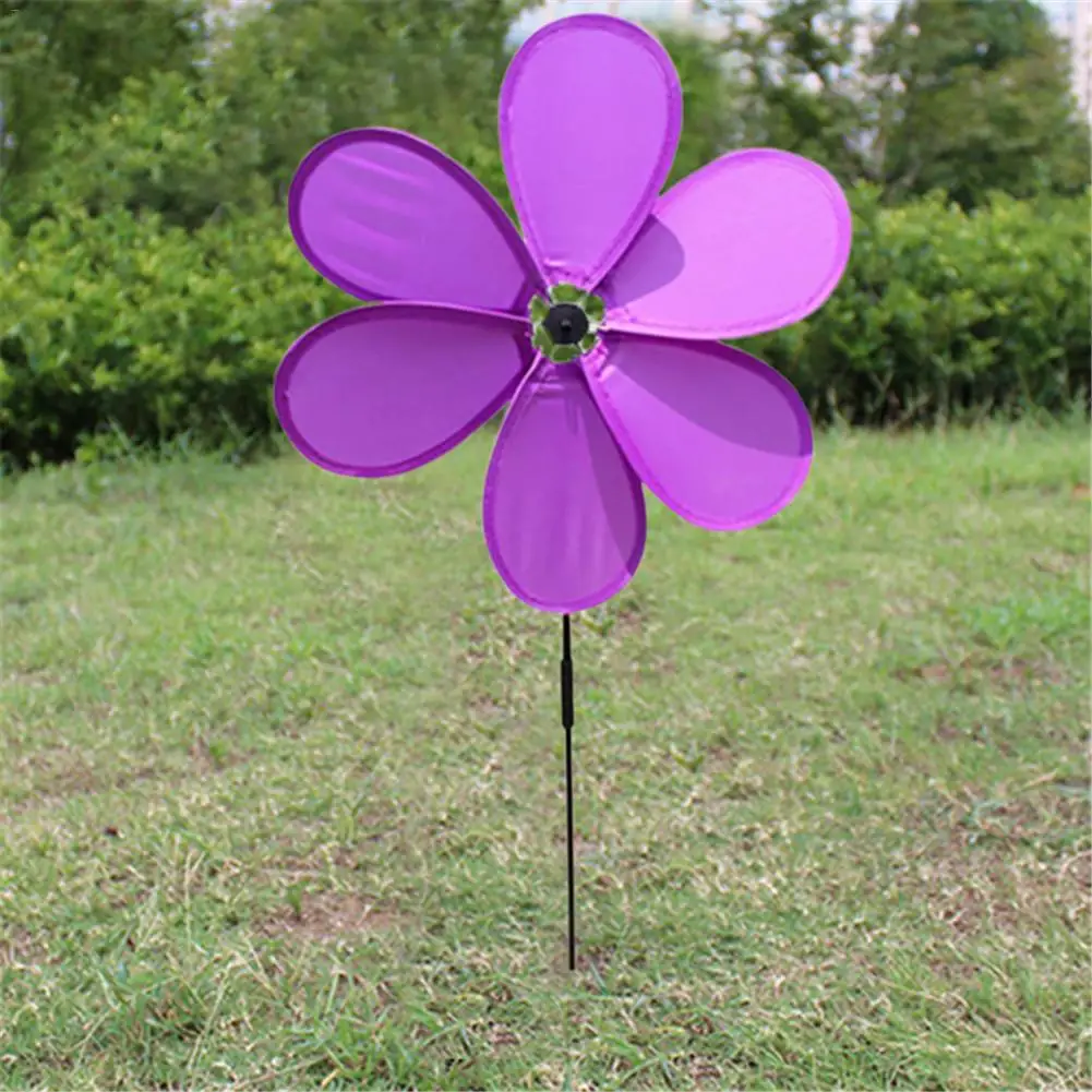 Флюгер Подсолнух лужайка Pinwheels ветряная мельница вечерние Pinwheel Wind Spinner для украшения сада безопасно использовать