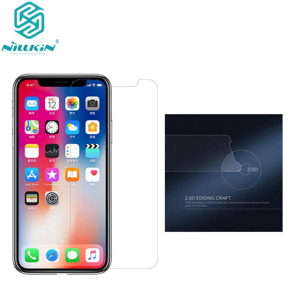 Для Apple iPhone XS Nillkin H + Pro 2 5 D с закругленными краями 0 мм закаленное стекло для защиты