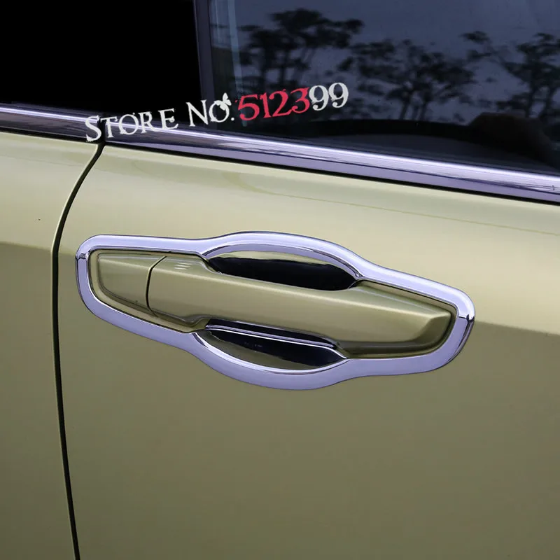 8* ABS Chrome Exterior Door Side Handel Bowl Decorative Cover Trim for Honda CRV CR-V 2017 2018 Car accessories | Автомобили и