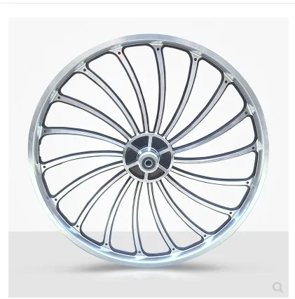 Explosion  20-inch Bicycle Wheel Set Integrated Ring Folding Car Child Car Aluminum Alloy Wheel Hub Disc Brake
