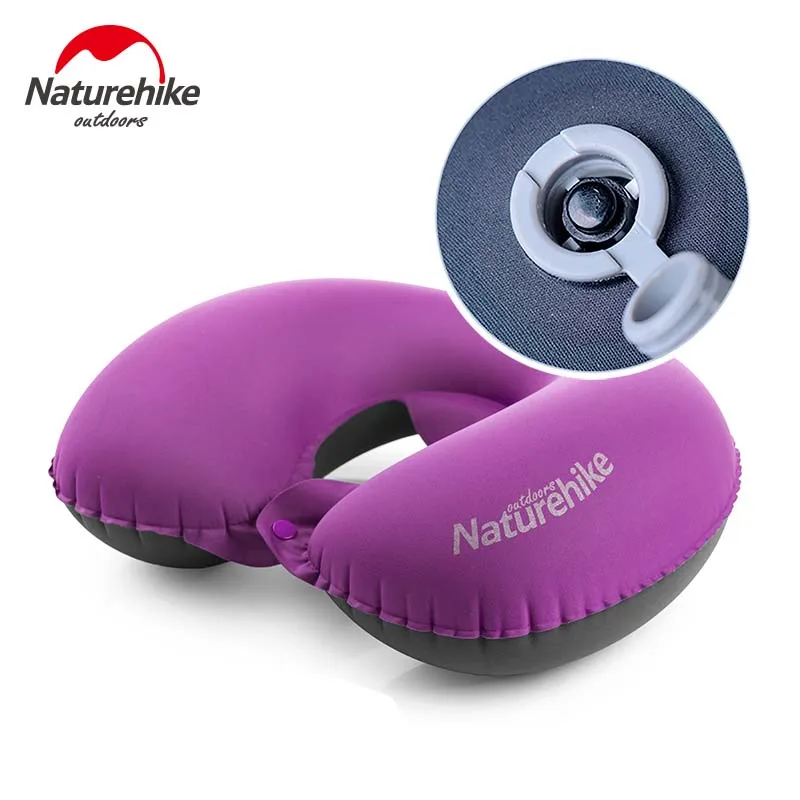Ультралегкая надувная U образная дорожная подушка NatureHike аксессуары для самолета