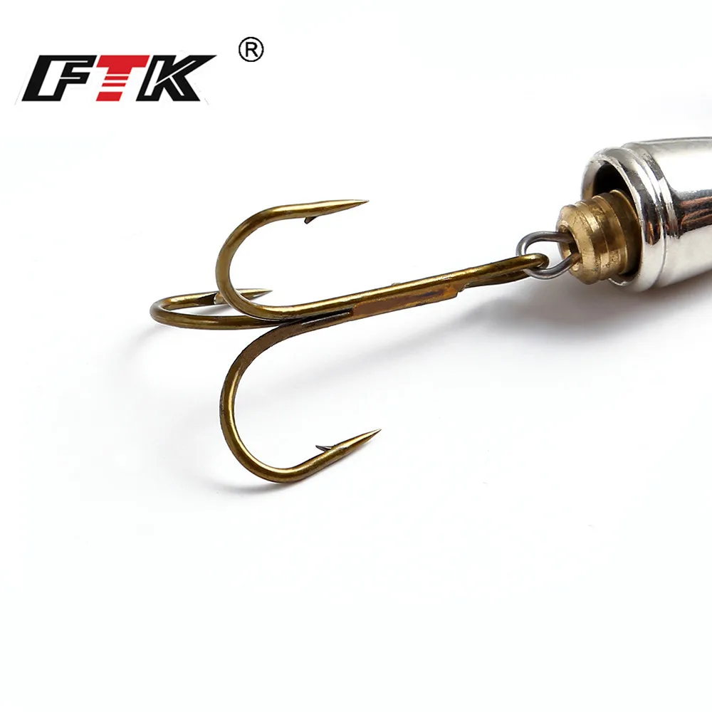 FTK 1 шт. Спиннер приманка рыболовные приманки 16,5 г 10 см Pesca Спиннер блесток блестка длинный Литой цветной Карп Щука рыбалка
