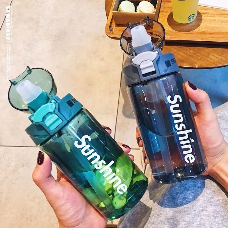 Популярные спортивные бутылки для воды 430/550 ml Протеин шейкер путешествий