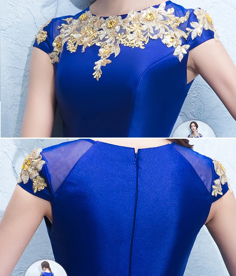 

Purple Bride Dress O-Neck Cheongsam Oriental Womens Wedding Short Sleeve Party Qipao Elegant Long Robe Clothes Vestido XS-XXXL