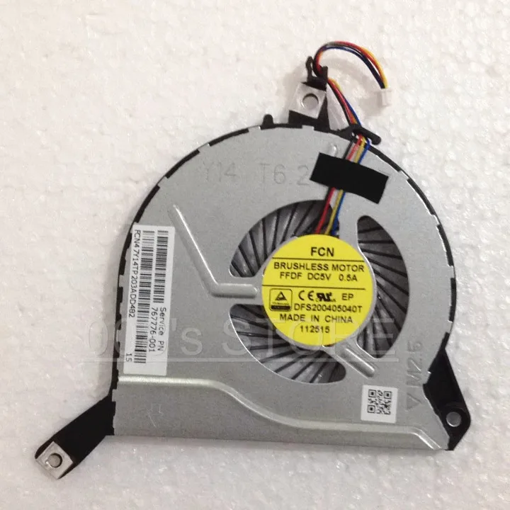 

Новый Процессор охлаждающий вентилятор для HP 14-V 15-p227tx 15-p000 15-P029nr 14-v062us 14-v049TX 14-V000 V100 17-F000 F100 ДТС DFS200405040T FFDF