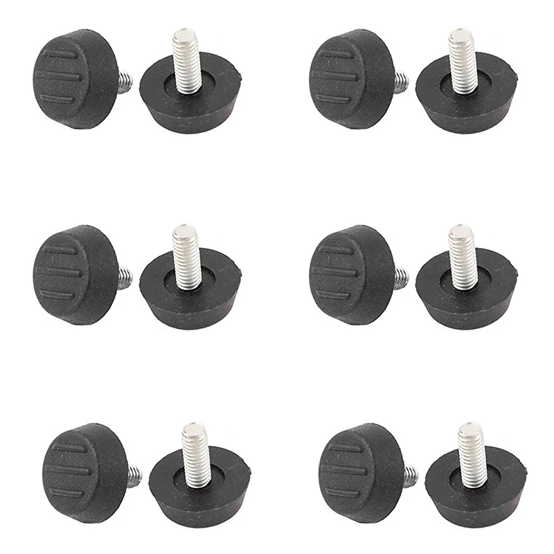 Нескользящая Регулируемая винтовая ножка для мебели нитка M6 10|Винты| |