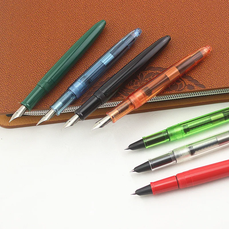 Спиральная круглая прозрачная перьевая ручка Jinhao 992 12 цветов школьные