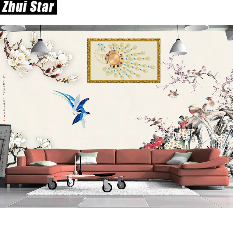 5D алмазная вышивка сделай сам частичная картина из страз узор синей вазы мозаика