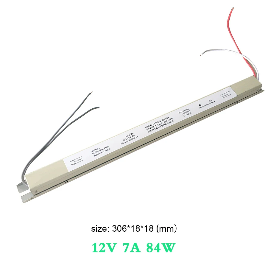 2A 3A 4A 5A 7A AC 220 V до 12 Светодиодный драйвер Ультра тонкое освещение трансформатор