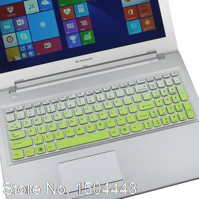 fadegreen Силиконовая клавиатура защитная крышка для lenovo Ideapad Z50 70 75 Z50-70 Z50-75 100-15 100-15IBY 100-15IB B50-10 G700 G500 G505 - Цвет: fadegreen
