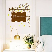 south korea illustration fashion home decoration can remove pvc wall household adornment wall posts