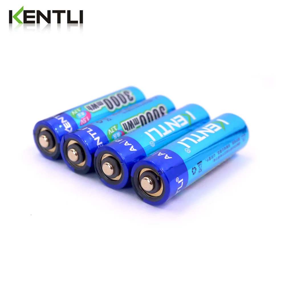 4 шт./лот, стабильное напряжение, 3000 mwh AA батареи, 1,5 в, перезаряжаемая батарея, литий-полимерная батарея для камеры и т. Д