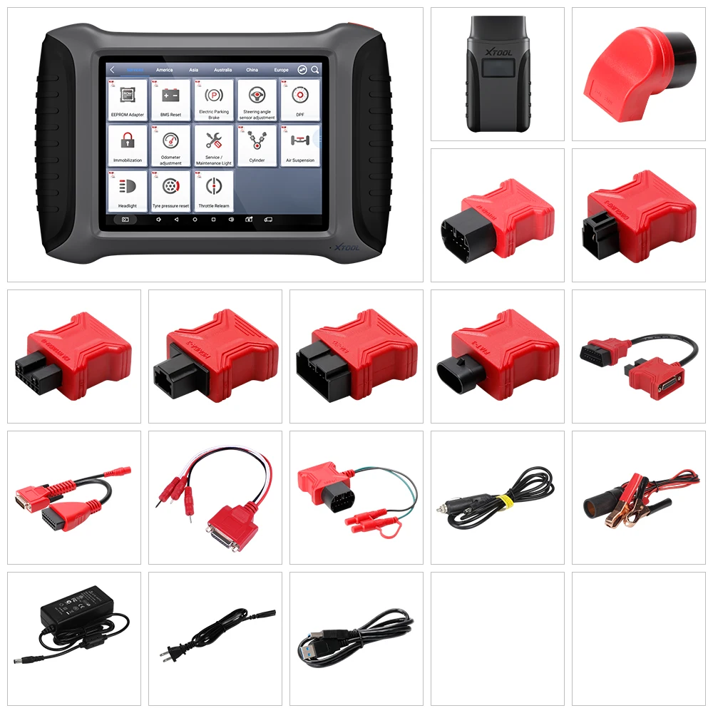 Автомобильный диагностический инструмент XTOOL A80 H6 OBD2 полная система