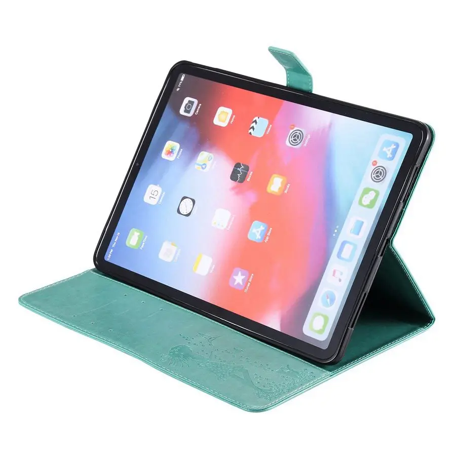 Кожаный чехол с тисненым изображением кошки для iPad Pro 11 2018 умный Apple pro 2020 планшета