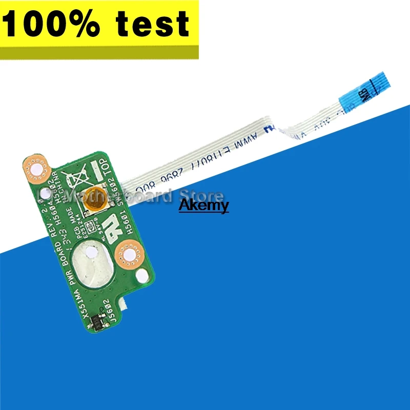 Плата кнопки питания для ноутбука For Asus X551 X551M X551MA D551M X551C X551CA X551CAP F551C плата
