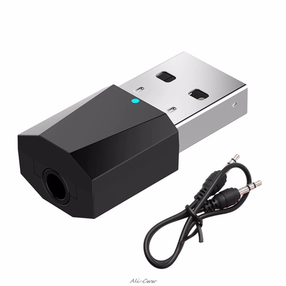 Фото USB беспроводной Bluetooth 3 5 мм аудио стерео приемник для автомобиля AUX Динамик