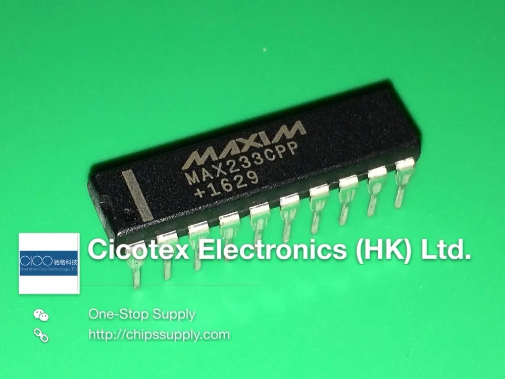 

2 шт./лот MAX233CPP + DIP20 IC 2DVR-2RCVR RS232 5 в 20-DIP