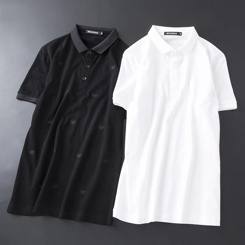 

Hot Sale Brand Designer Men Polos New Summer Men Polo Shirts Short Sleeve Embroidery Design Breathable Casual Shirt 5XL 9208