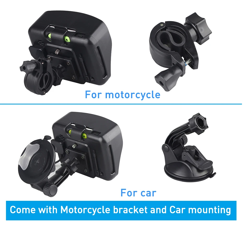 Fodsports IPX7 водонепроницаемый мото rcycle gps 4,3 дюймов FM bluetooth Мото rbike навигатор 8G 256MB ram мото навигация