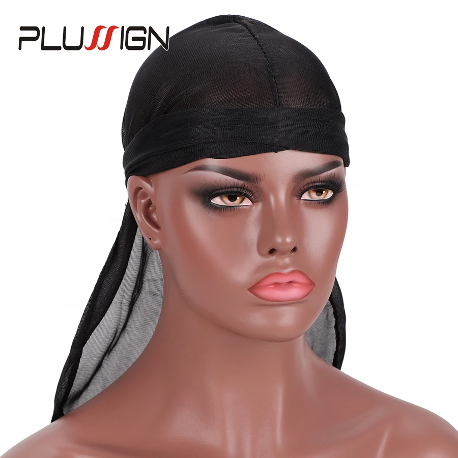 Новое поступление мужские и женские головные уборы Durag с удлиненным хвостом
