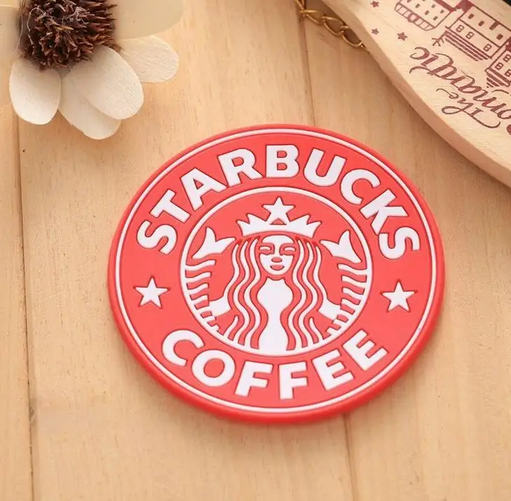 500pcs Silicone Coaster Mermaid Krakens Round Placemats Coffee Cup Mats Mug Mat Cushion Placemat Holders | Дом и сад