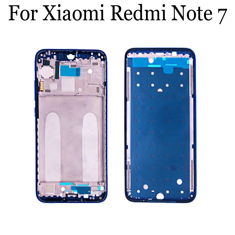 Оригинальный ЖК держатель передняя рамка экрана для Xiaomi Redmi Note 7 корпус средняя