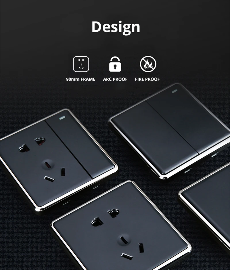 Data Socket Wallpad Plastic Chrome Frame Black Eternet Outlet RJ45 Wall | Обустройство дома