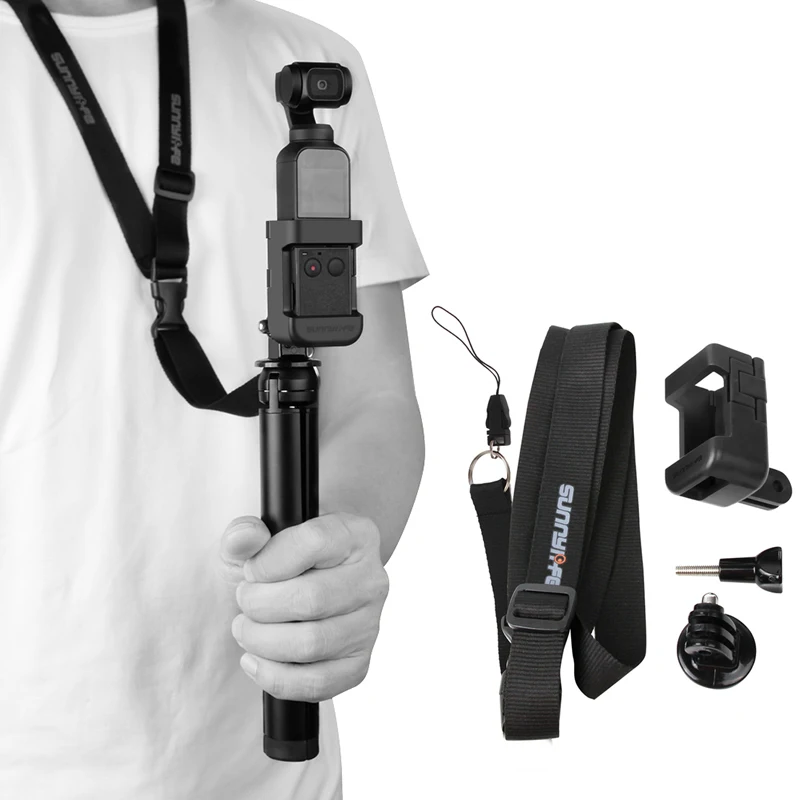 Адаптер кронштейн 1/4 дюйма винтовое крепление с шнурком для DJI OSMO POCKET NK