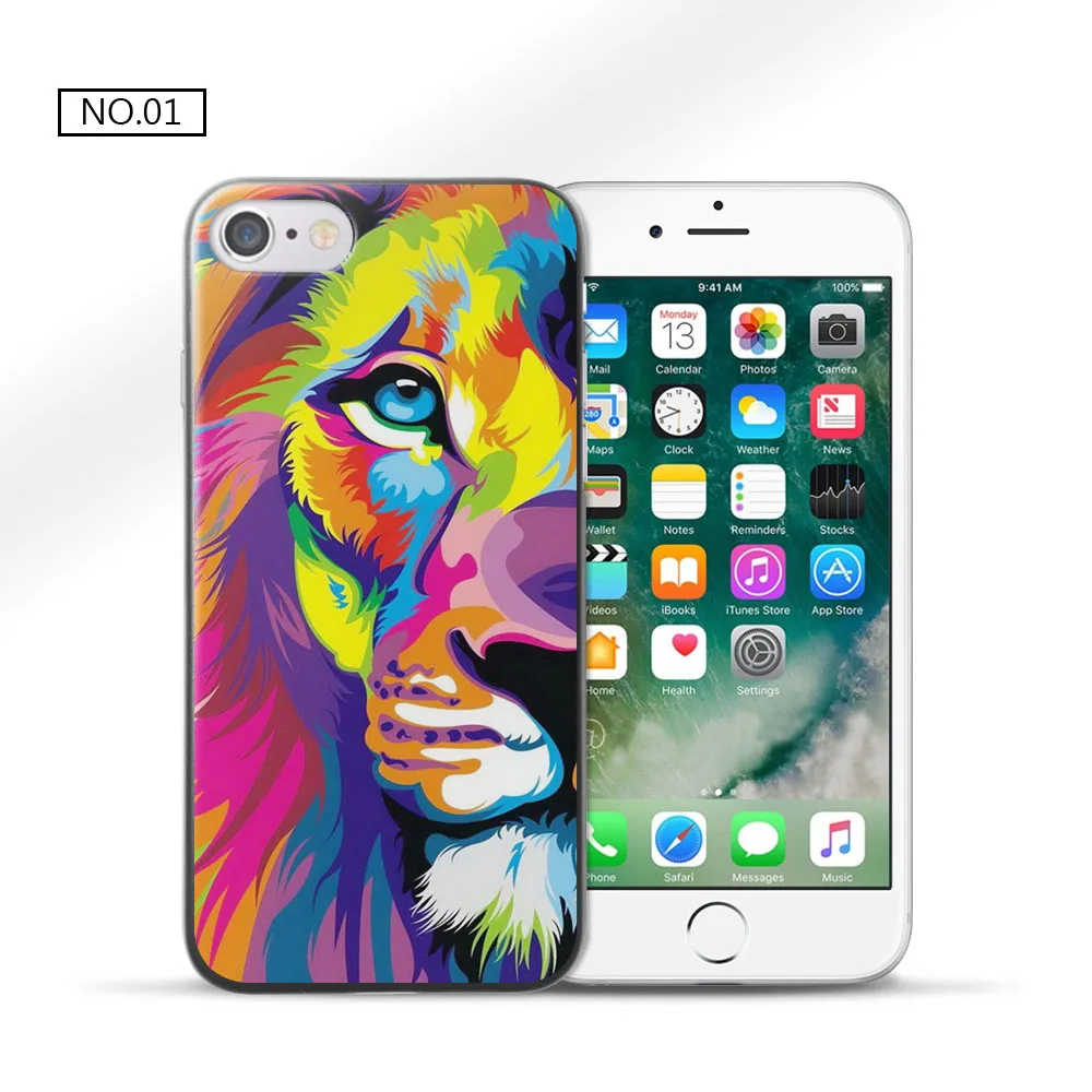 Для Apple iPhone 7 8 Plus Black Series TPU крышка для Coque корпус Новые поступления Fundas iphone чехол |