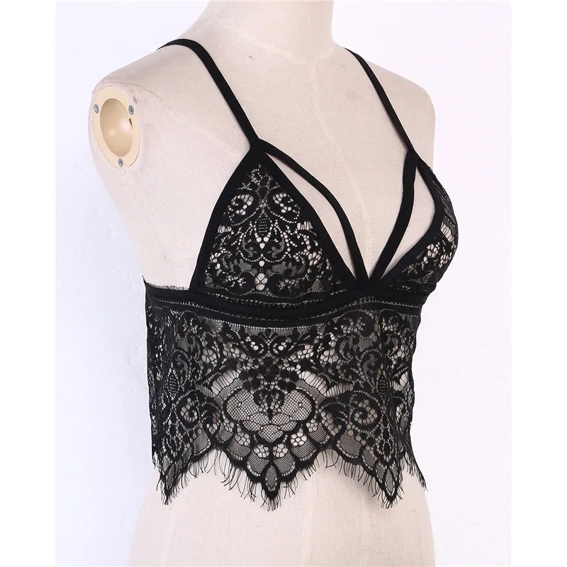 Бюстгальтер без косточек Женский кружевной с цветочным принтом|bra let|unpadded brabralette