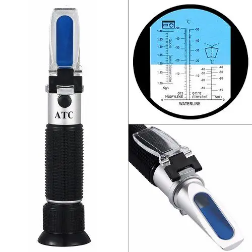 Рефрактометр с батареей рефрактометр функцией антифриза|tester alcohol|tester cabletester 12v |