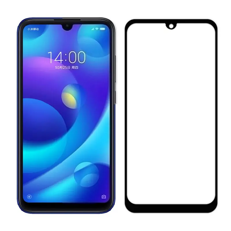Закаленное стекло для Xiaomi Mi Play M1901F90E Global смартфона на весь экран защитная пленка