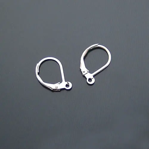 Медные серьги с имитацией родия 40 шт. 14*10 мм|earrings ceramic|copper findingsearrings leopard |