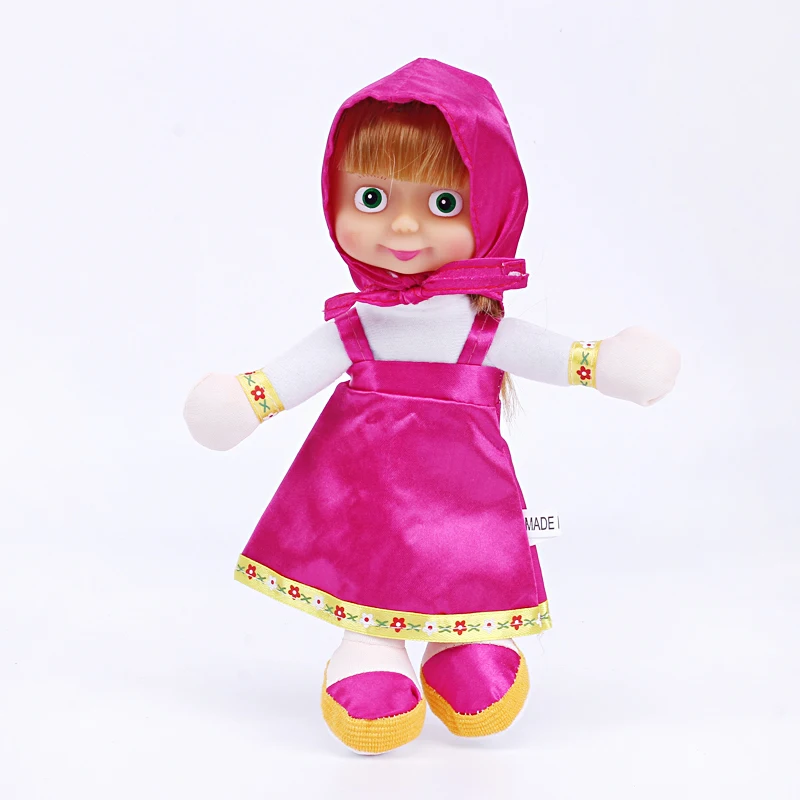 Новинка 2017 года куклы из мультфильма медведь Маса Русские мягкие игрушки для