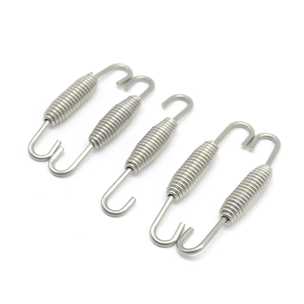 5pcs/lot Tension Spring With Hook extension For Tensile Exhaust Mid Pipe Muffler Dirt bike Enduro Off Road Moto Escape | Автомобили и