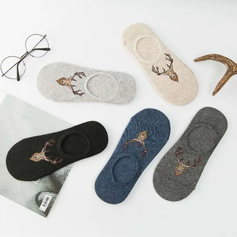 Новинка лета 2019 мужские Нескользящие невидимые носки с закрытым носком тонкие