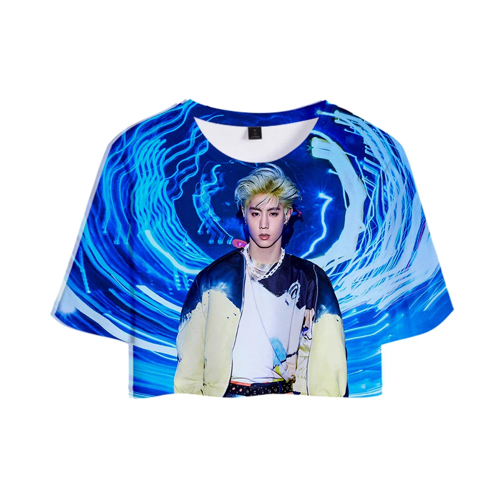 LUCKYFRIDAYF Объёмный рисунок (3D принт) KPOP GOT7 WORLD TOUR держать волчки культур для девочек