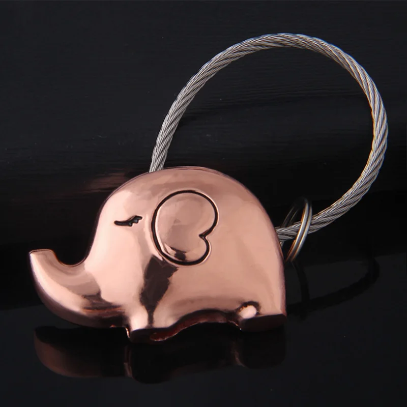Слон пару брелок для любителей подарок подвеска Key Holder цепи Брелок ключей