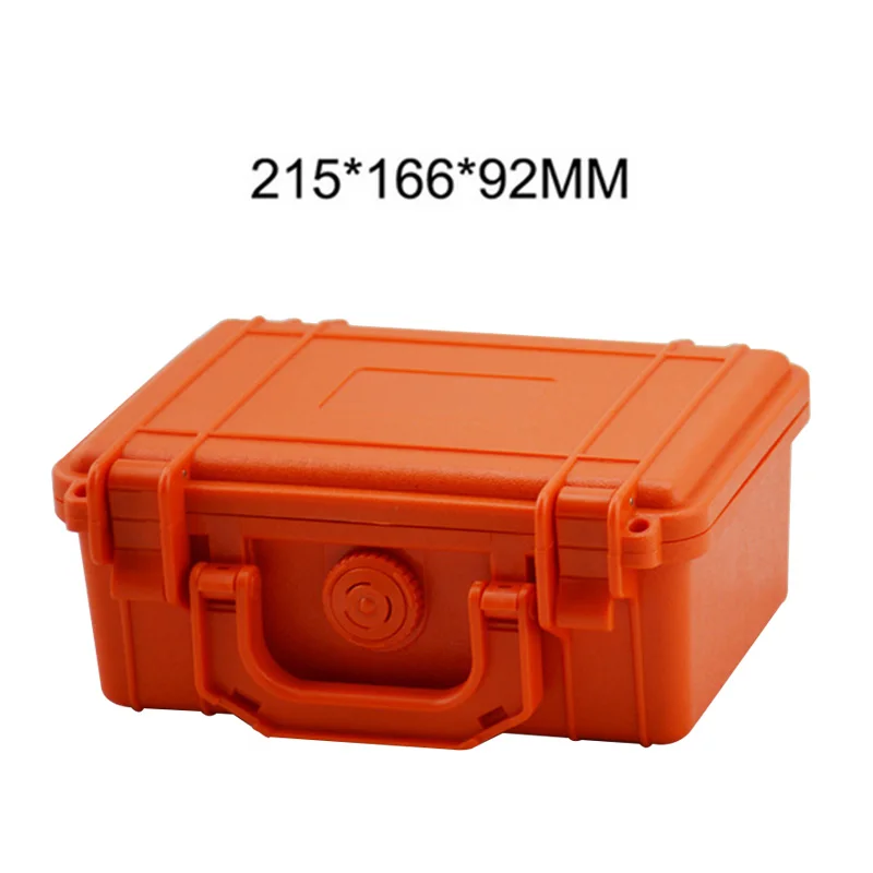 SC051-ORANGE Открытый Водонепроницаемый Сухой бокс портативный противоударный герметичный защитный чехол ABS пластиковый ящик для инструментов защитное оборудование ящик для хранения инструментов - Цвет: SC051-ORANGE