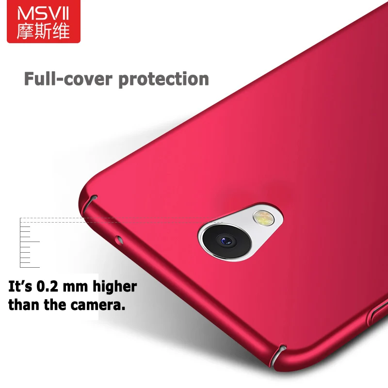 Чехол MSVII для Meizu M5 Note тонкий чехол Матовые чехлы s S M5s Чехол-держатель с кольцом 5
